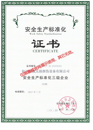 安全生產(chǎn)標(biāo)準(zhǔn)化三級企業(yè)